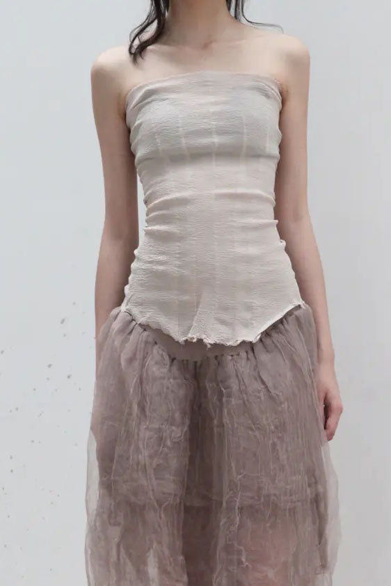 Marc Le Bihan Classic Stretch Bandeau 26915 Series 10m Silk Shrinkage France MLB-26915-FU Skin Color Skin Color